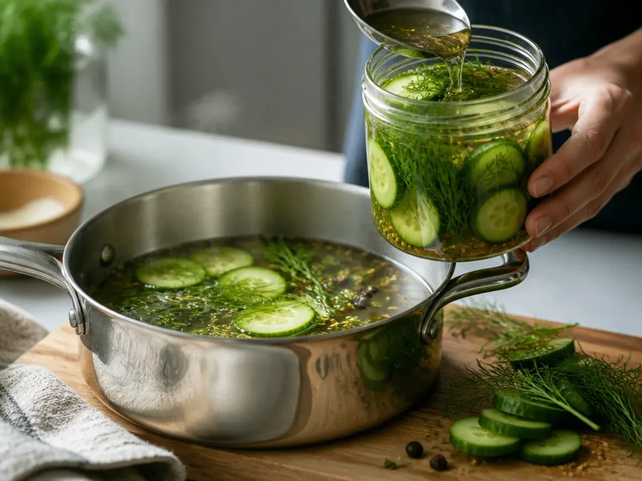 refrigerator pickles dill recipe step 7
