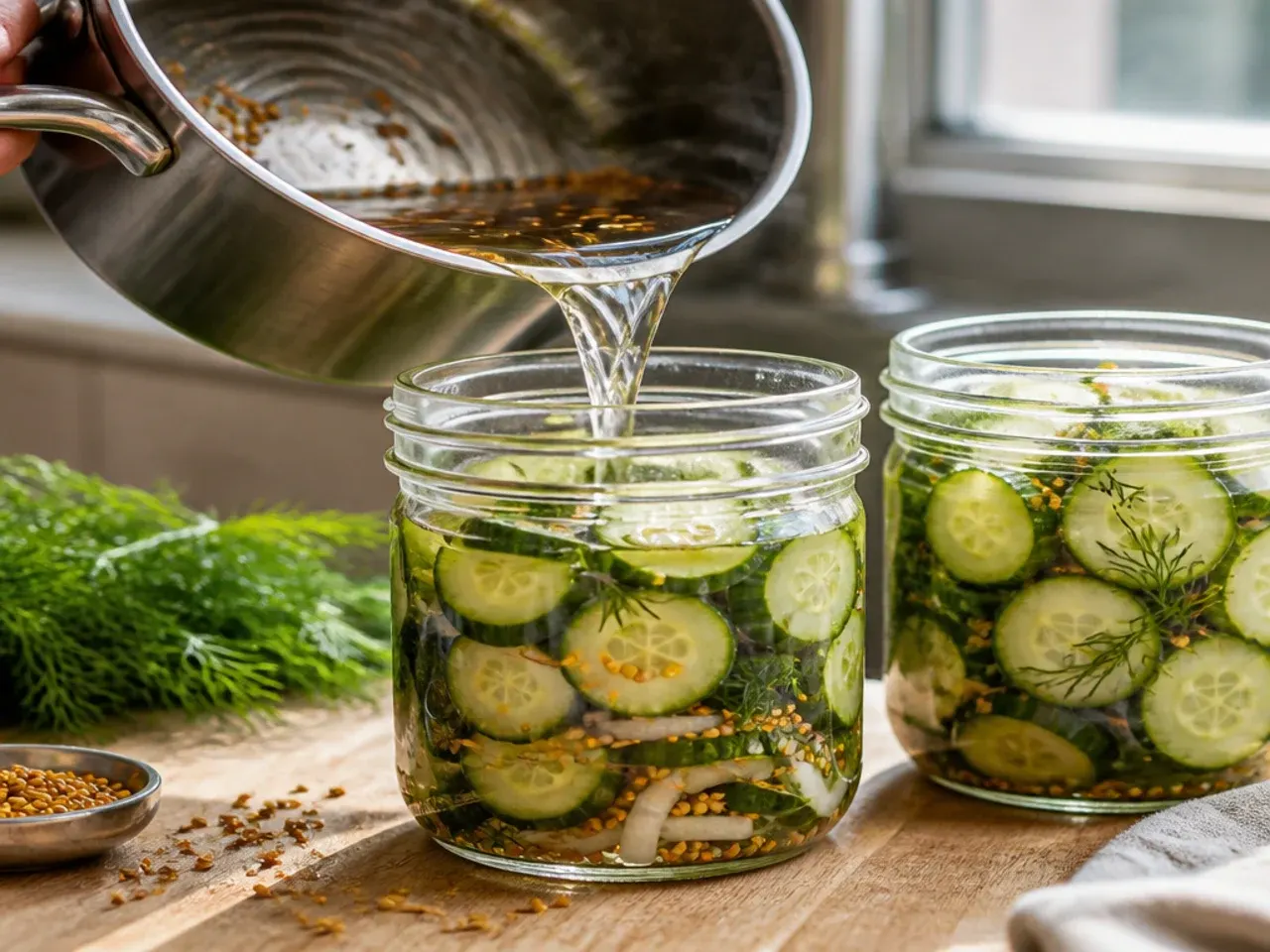 refrigerator pickles sweet recipe step 5