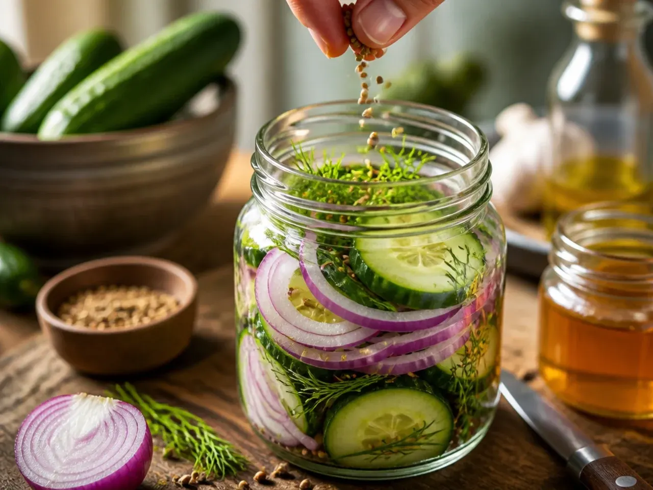 refrigerator pickles recipe step 4