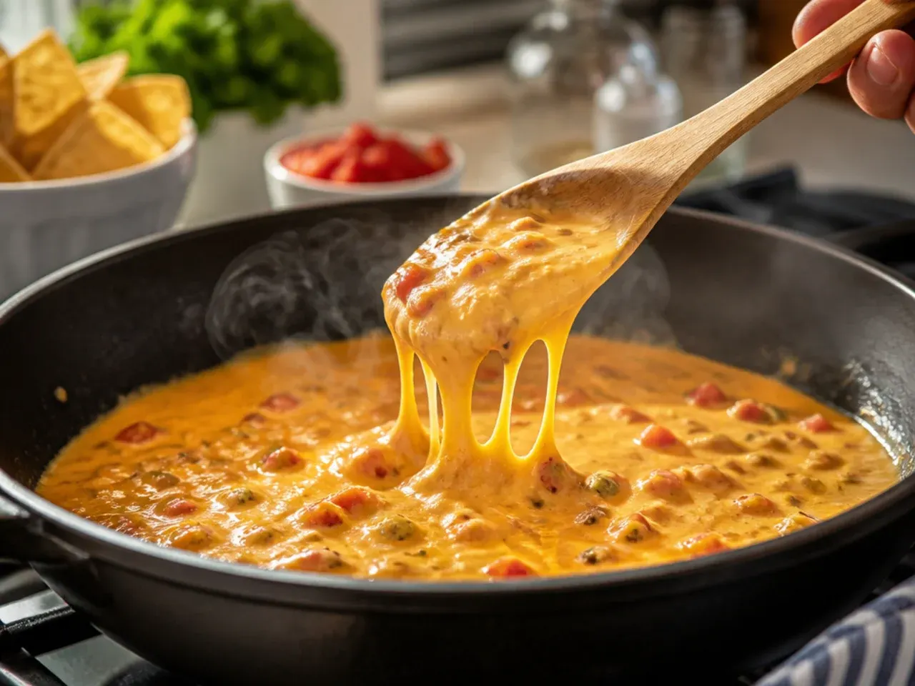 rotel cheese dip velveeta recipe step 5