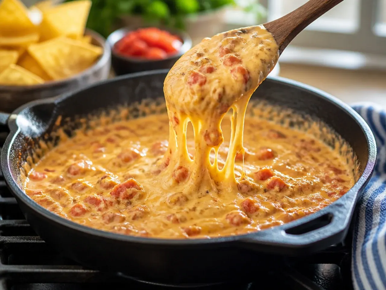 rotel cheese dip recipe step 6