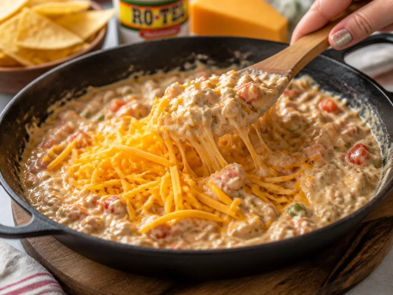 rotel dip with cream cheese recipe step 6