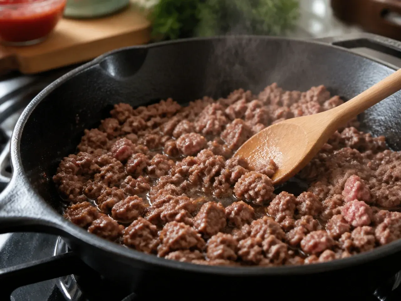 rotel dip with ground beef recipe step 1