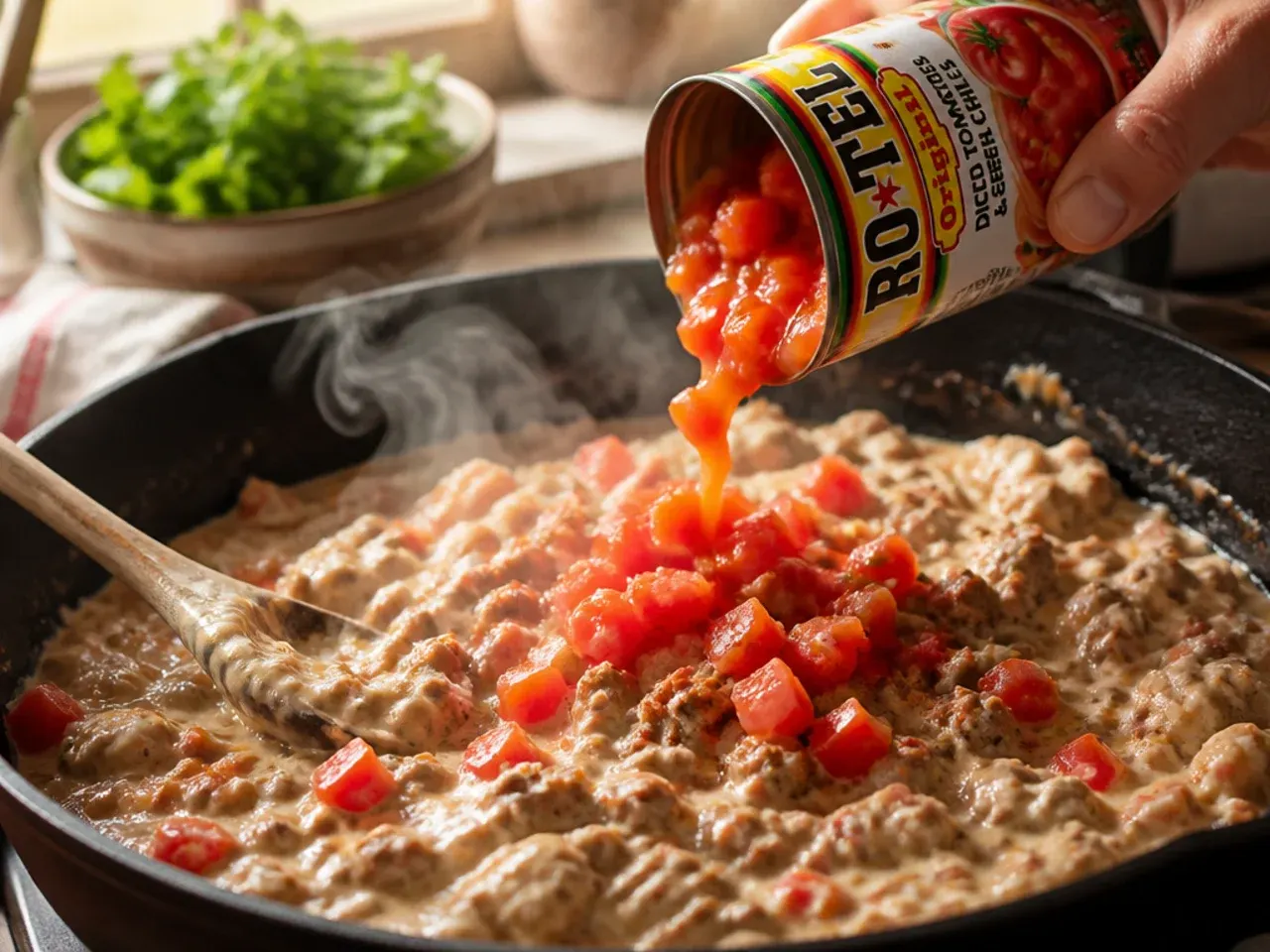 rotel sausage dip recipe step 3