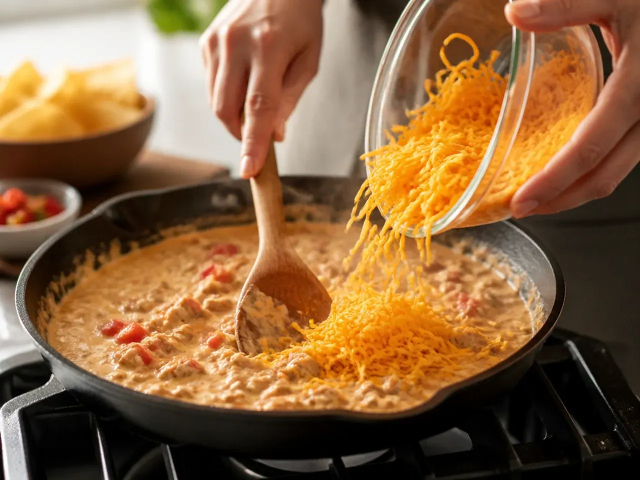 rotel sausage dip recipe step 6
