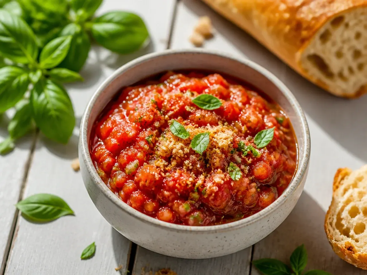 Five simple salsa ingredients - tomatoes, onion, jalapeno, lime, and salt - laid out on a counter