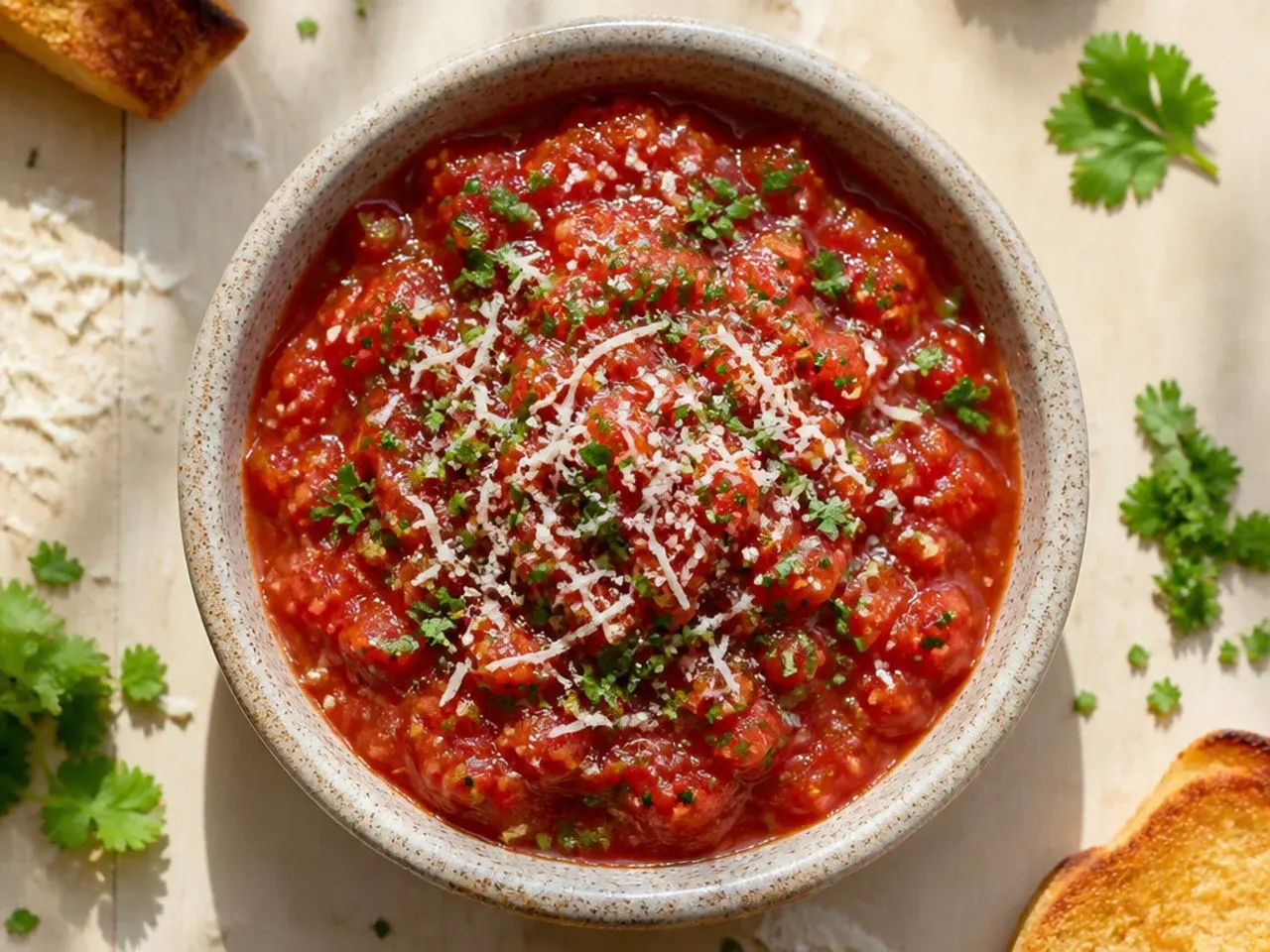 Tins of budget-friendly chopped tomatoes next to a bowl of finished salsa