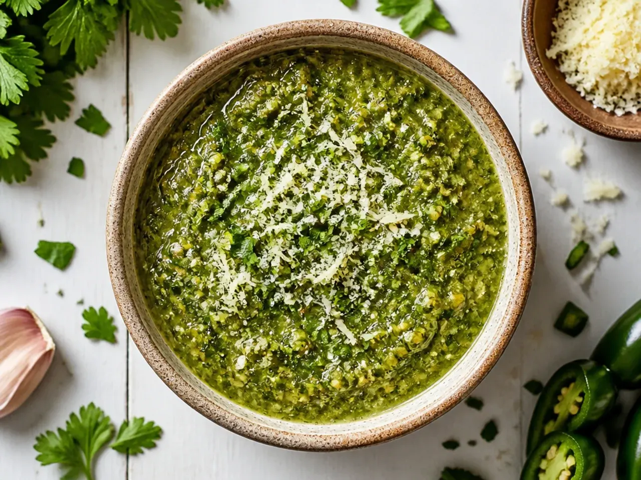 Tinned tomatillos being drained into a colander