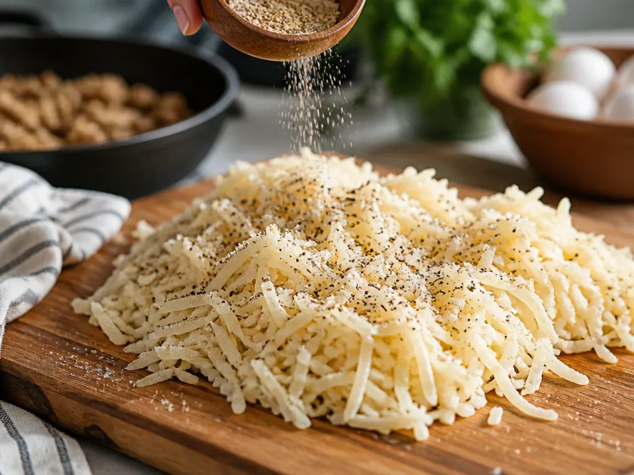 sausage hashbrown casserole recipe step 3