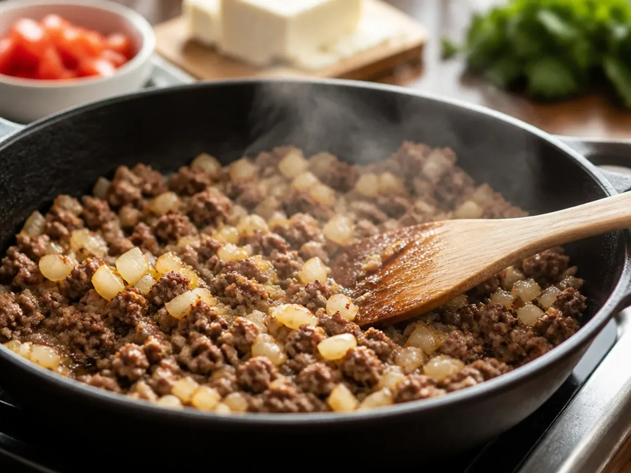 sausage rotel cream cheese dip recipe step 1
