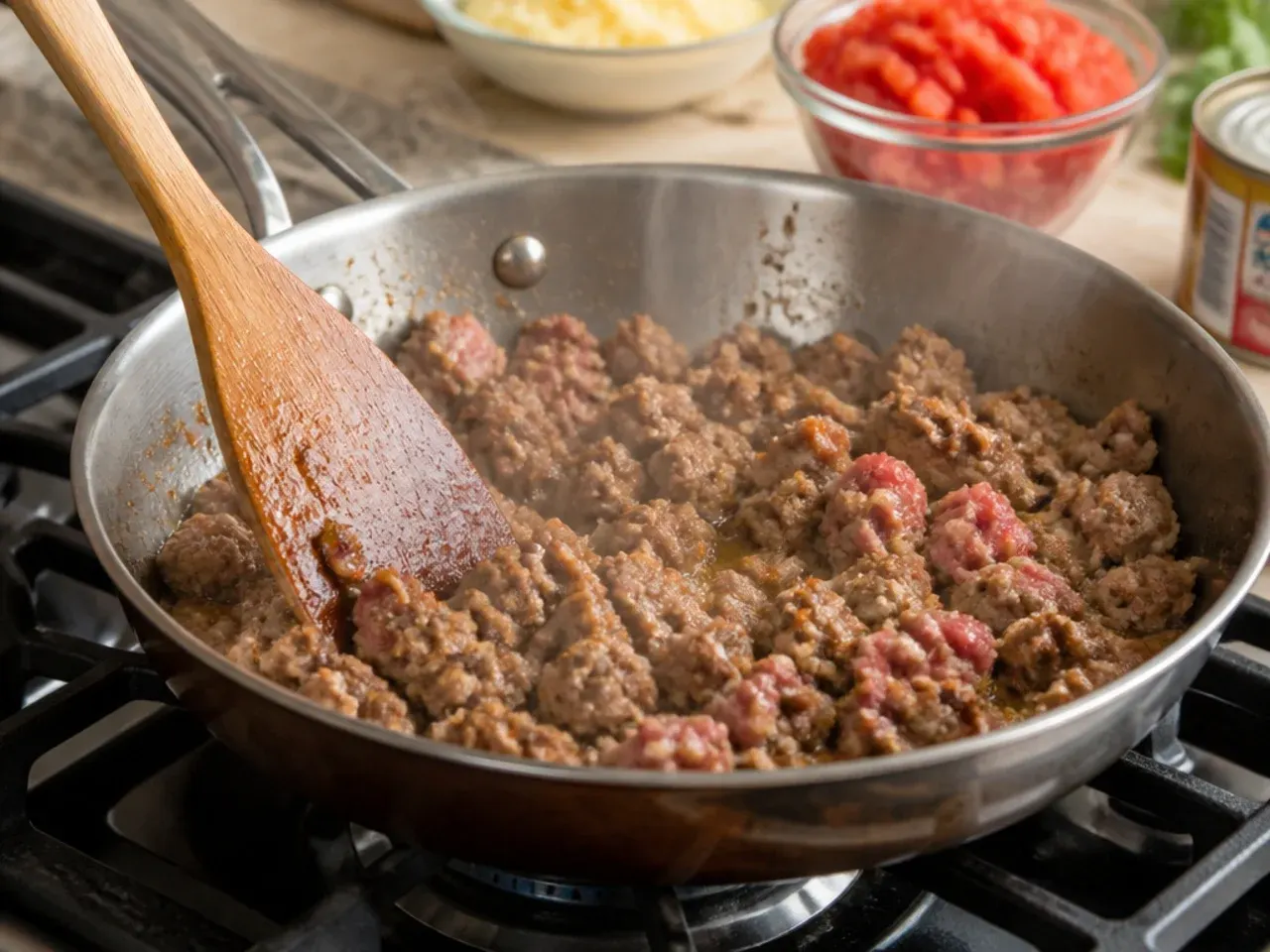 sausage rotel dip recipe step 1