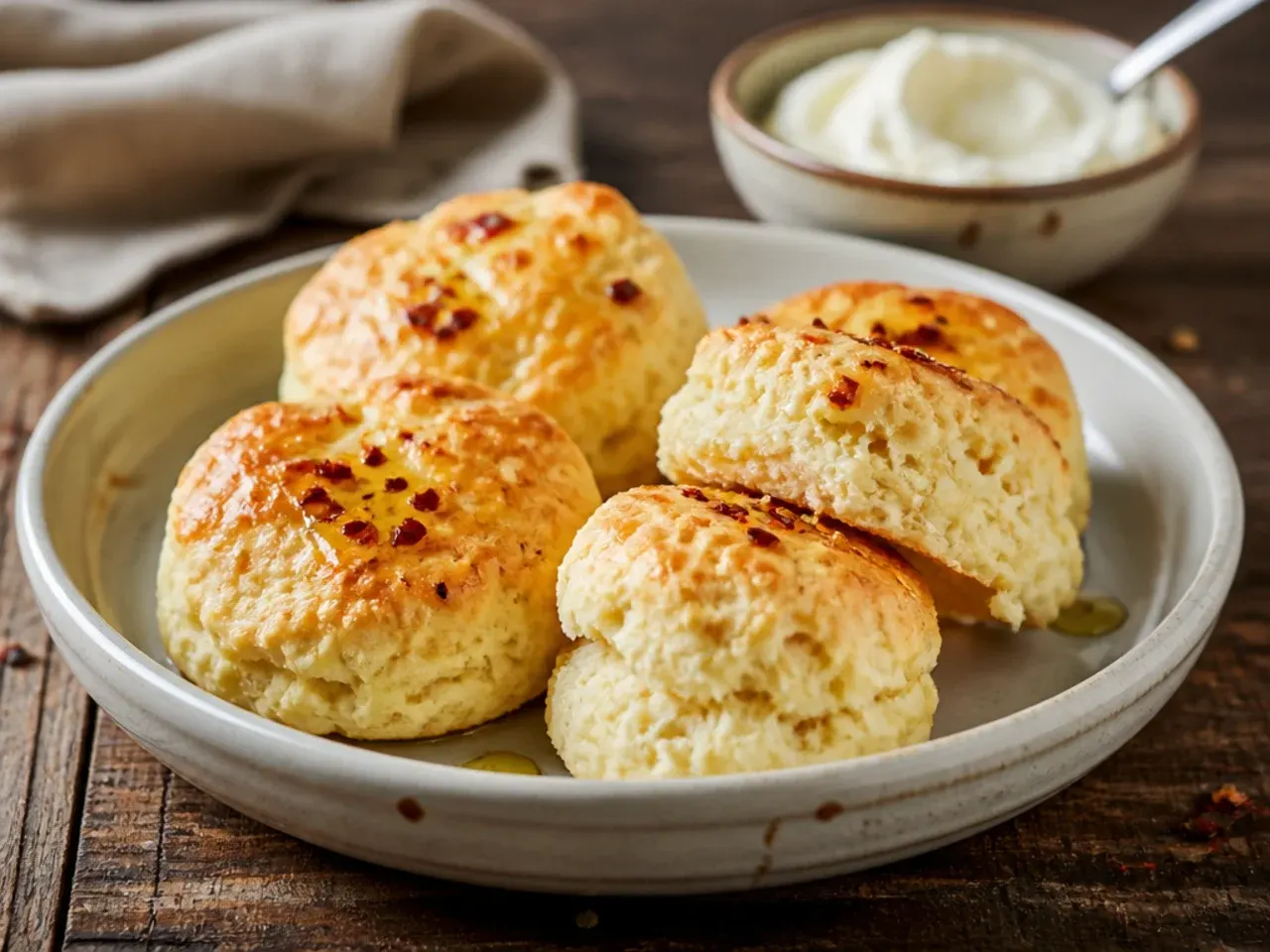 Quick cream scone dough being patted out on a floured board