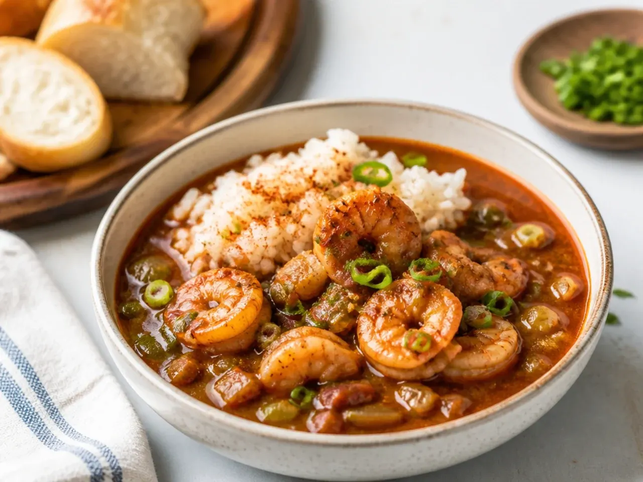 Creative smoked seafood gumbo recipe with smoked shrimp and paprika