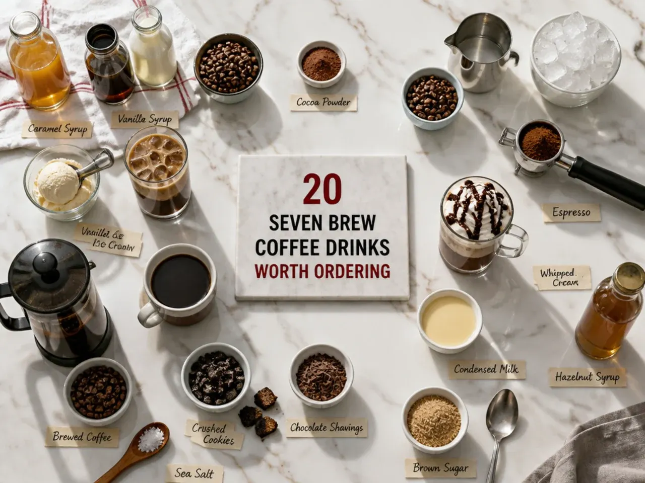 seven brew coffee drinks — pro tips for the perfect drink