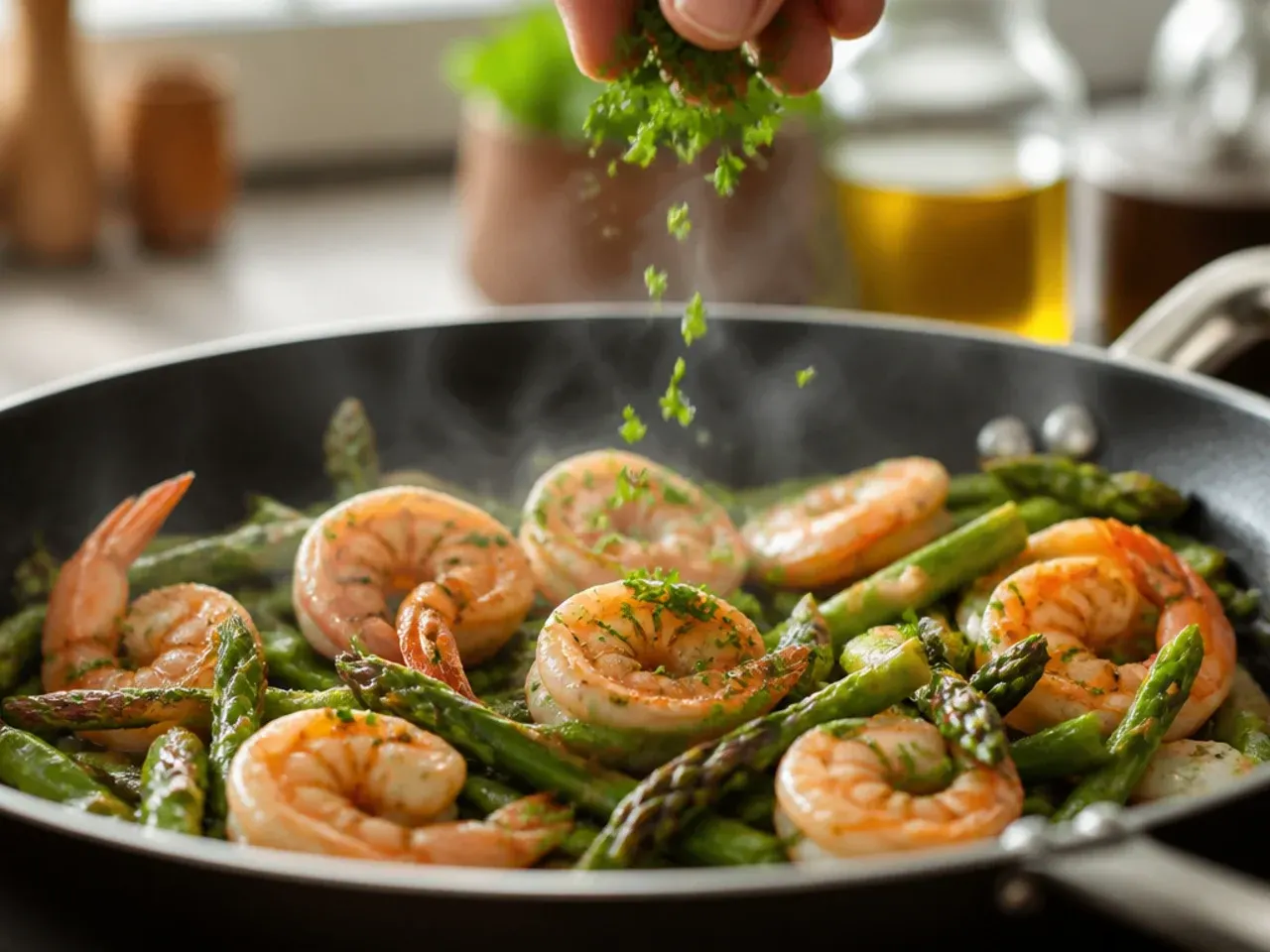 shrimp and asparagus recipes recipe step 7