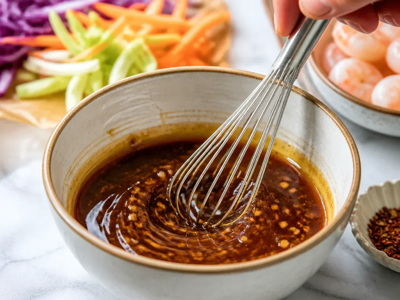 shrimp egg roll in a bowl recipe step 2