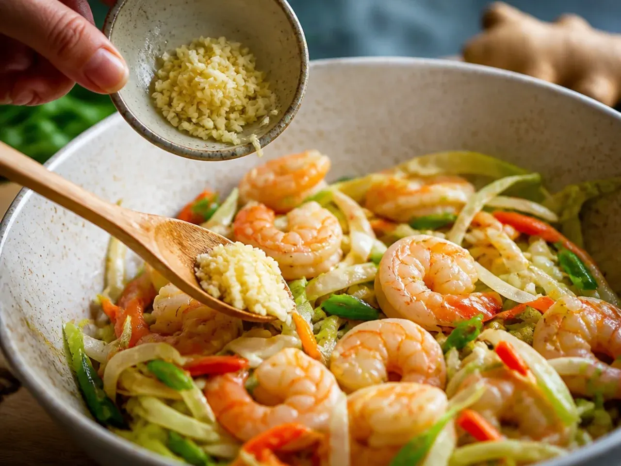 shrimp egg roll in a bowl recipe step 8