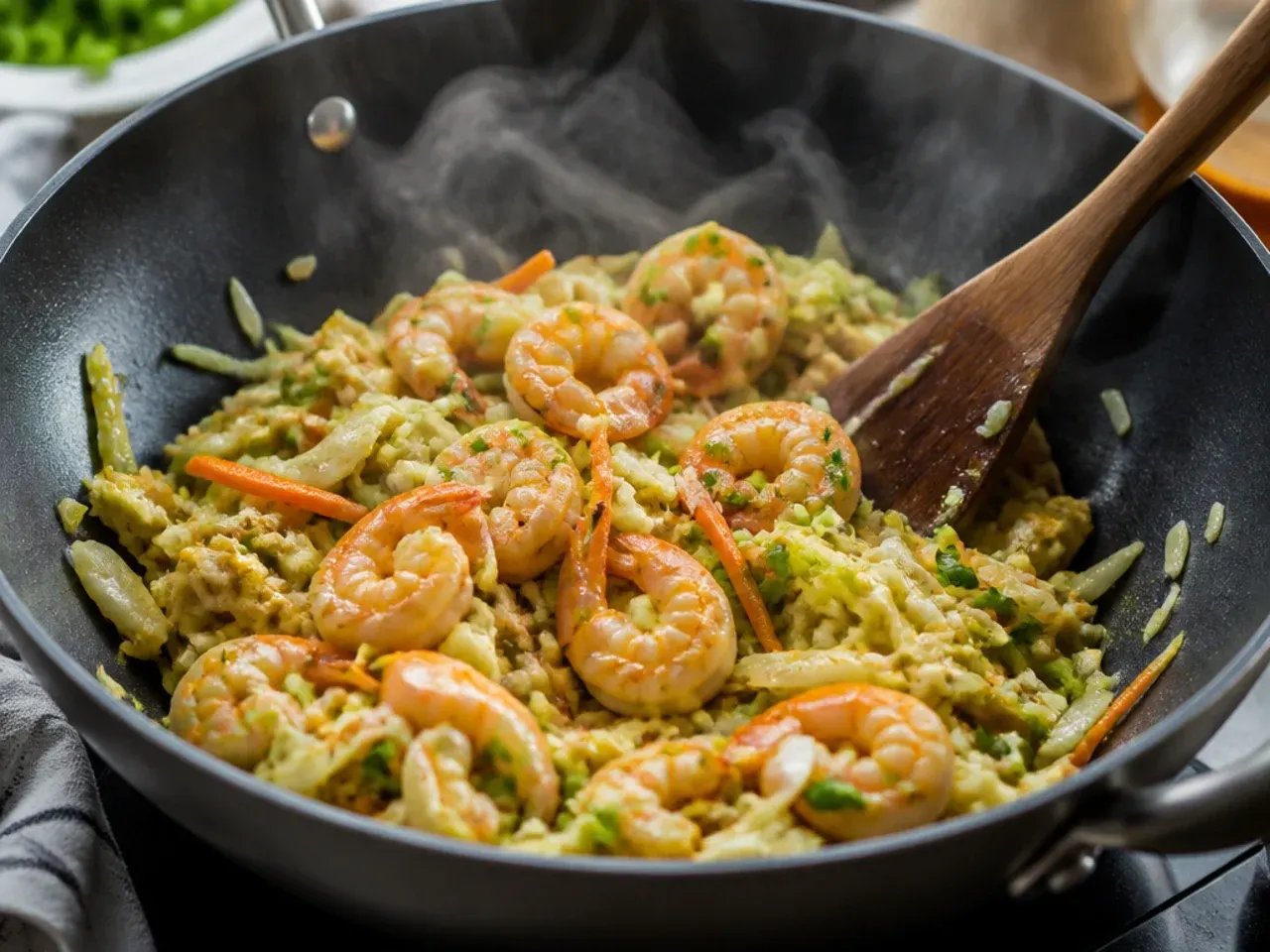 shrimp egg roll in a bowl recipe step 10