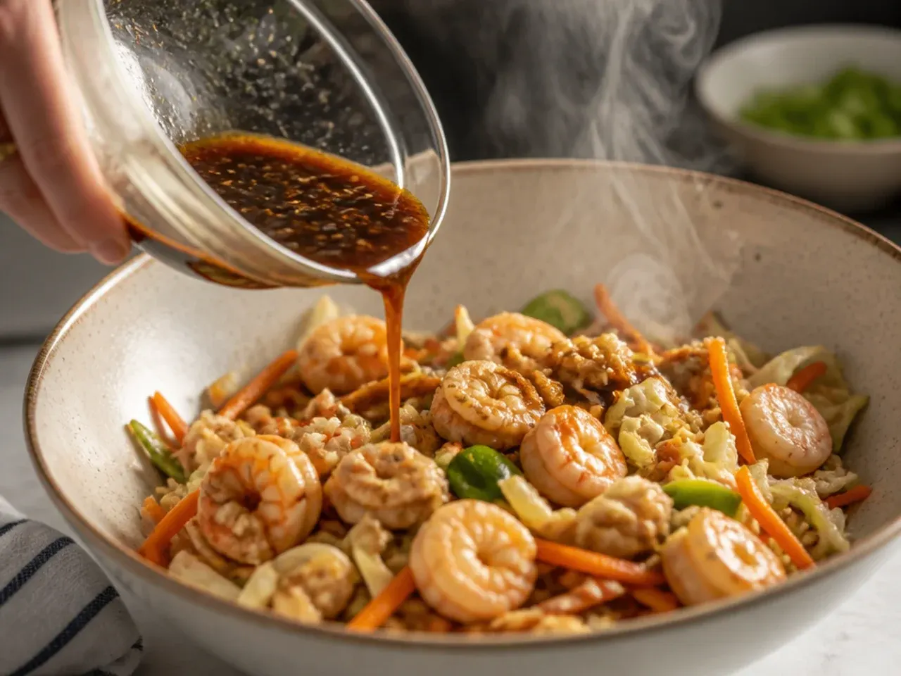 shrimp egg roll in a bowl recipe step 11