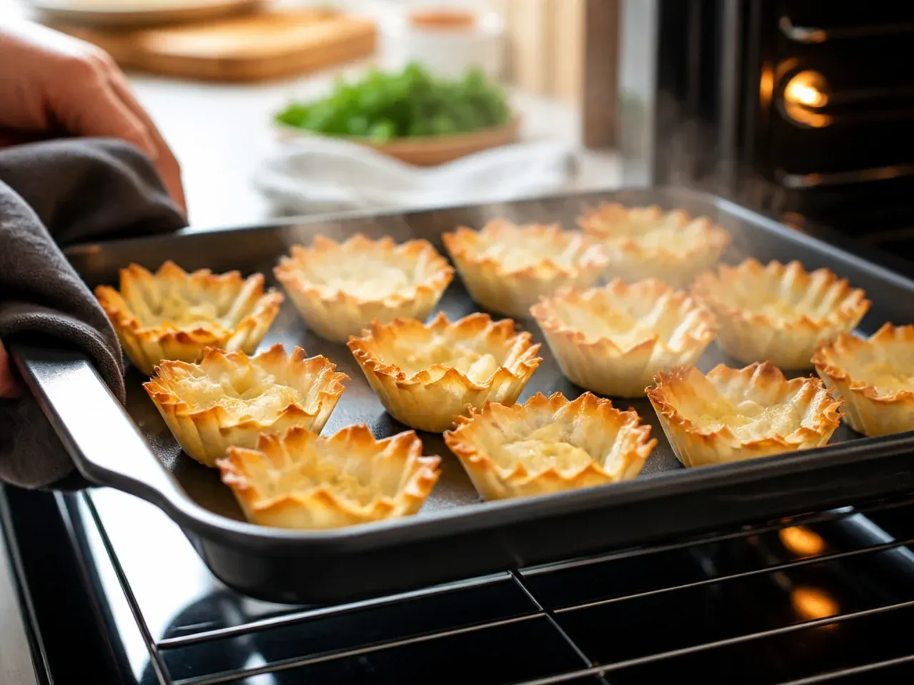 shrimp phyllo cup appetizers recipe step 5