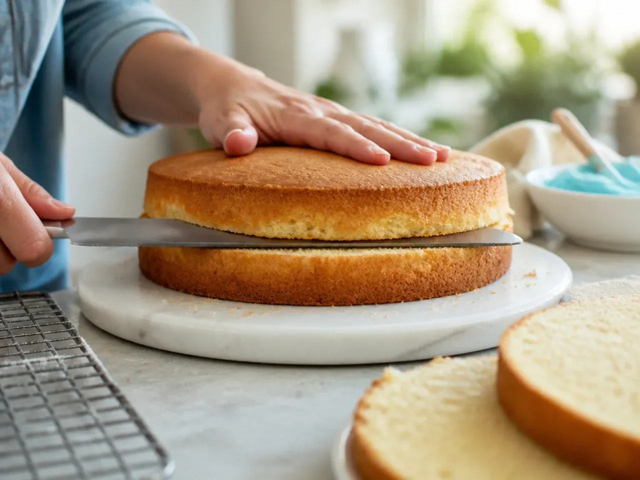 simple bluey cake ideas recipe step 6