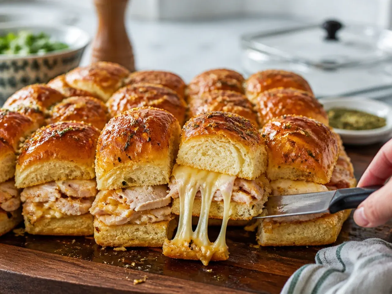 sliders recipes hawaiian rolls turkey recipe step 7