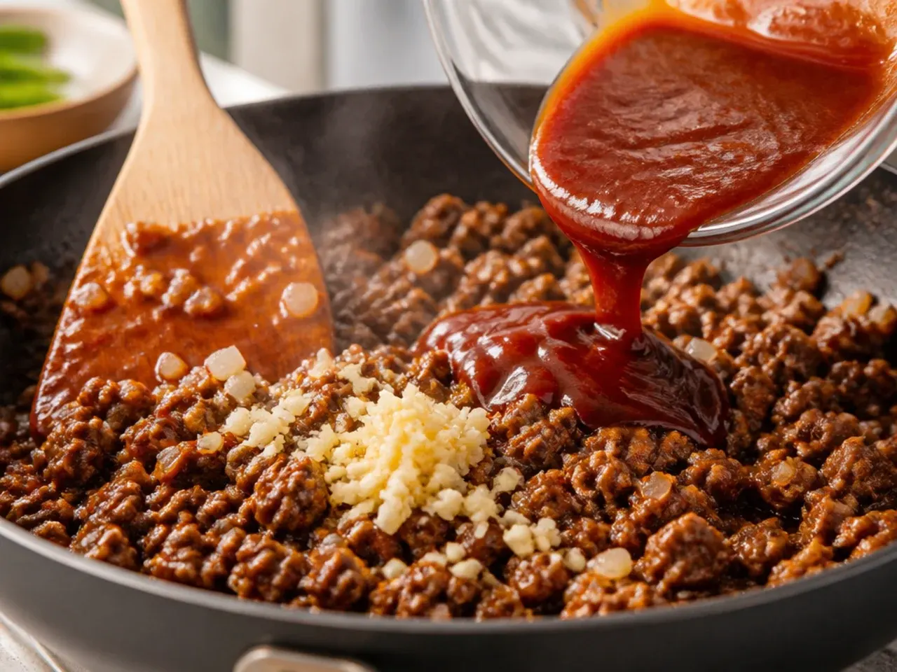 sloppy joe tater tot casserole recipe step 3