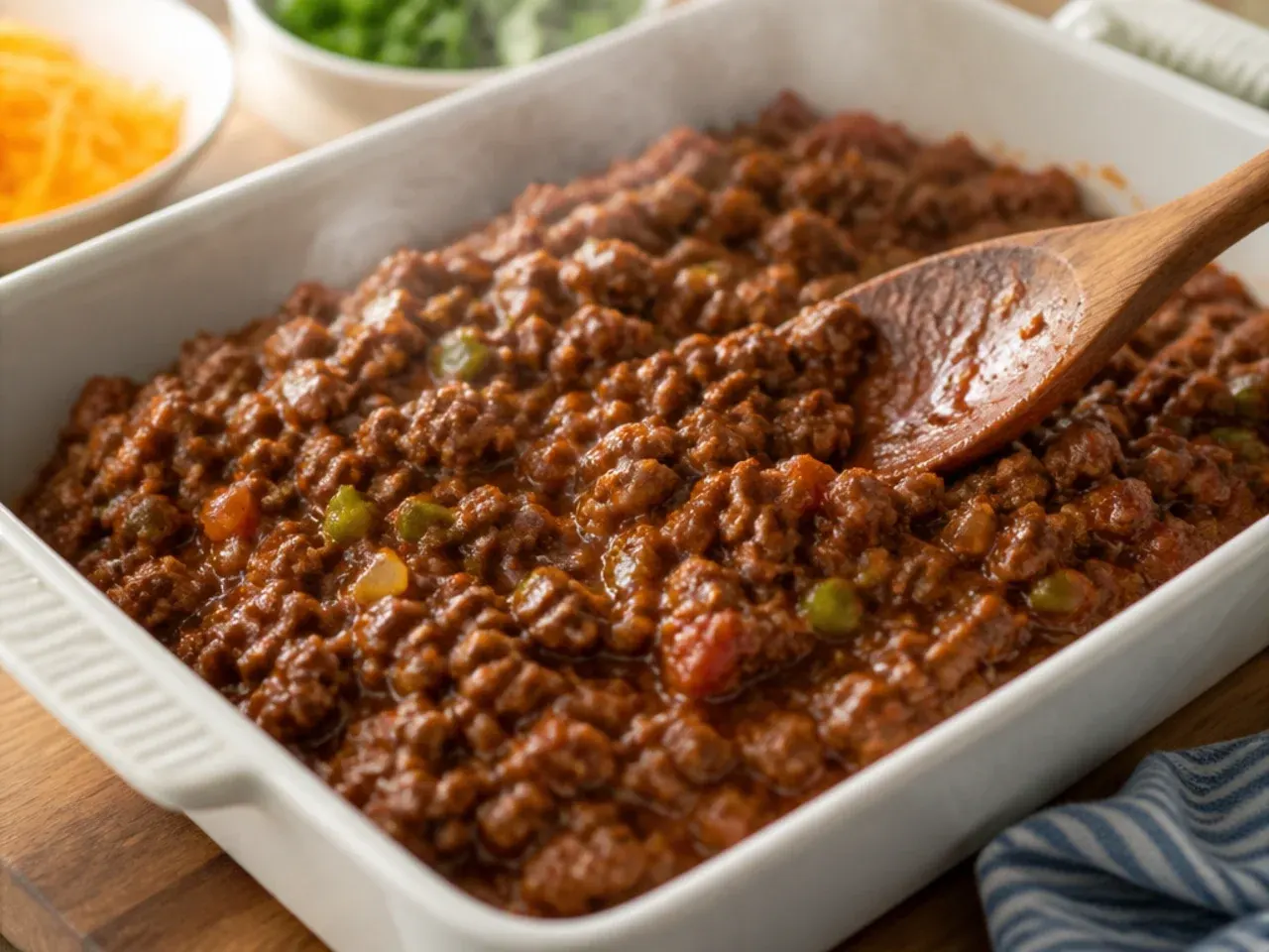 sloppy joe tater tot casserole recipe step 5