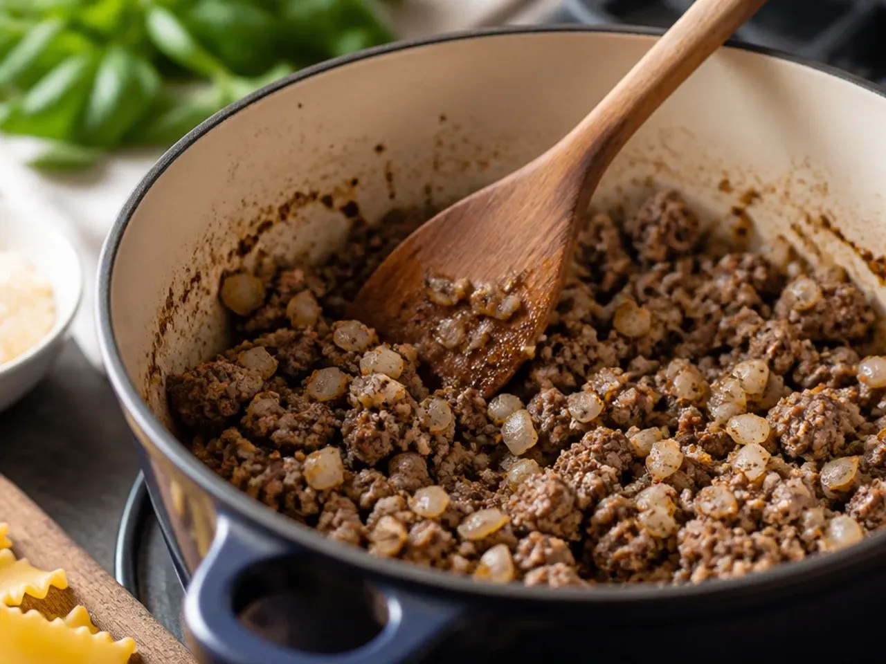 slow cooker lasagna soup recipe step 1