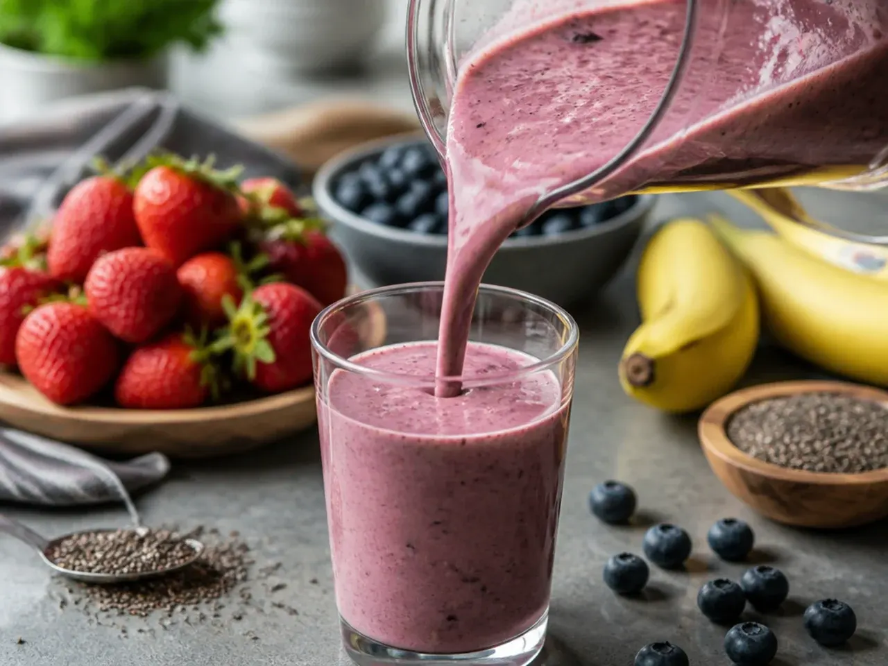 smoothie recipes healthy breakfast recipe step 7