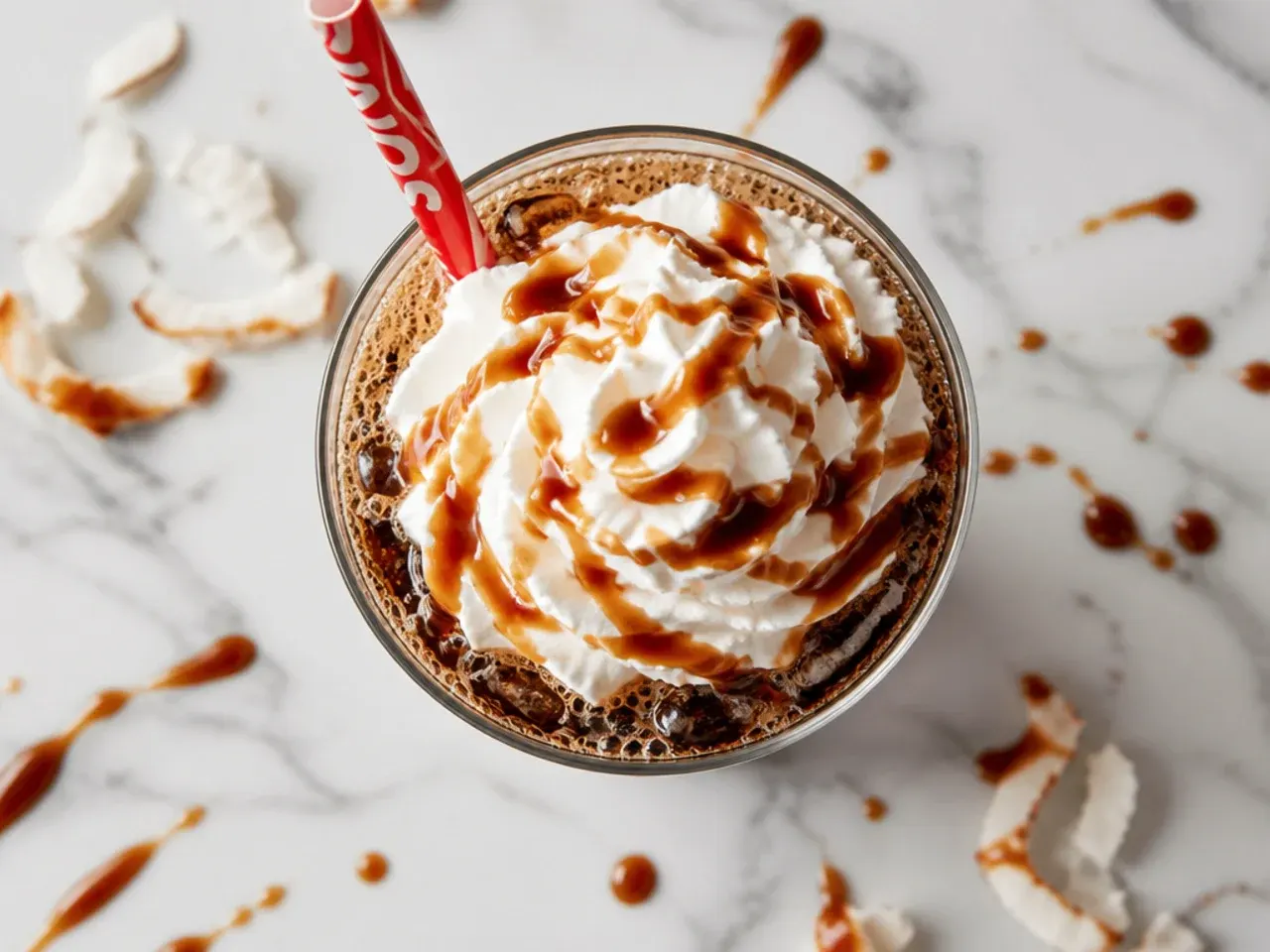 Simple three-ingredient copycat Dirty Dr Pepper soda in a glass