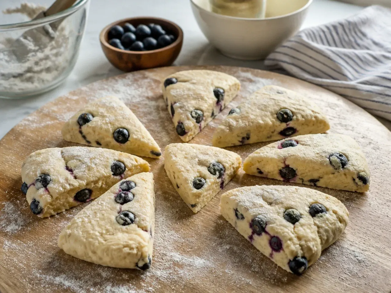 sourdough discard scones recipe step 6