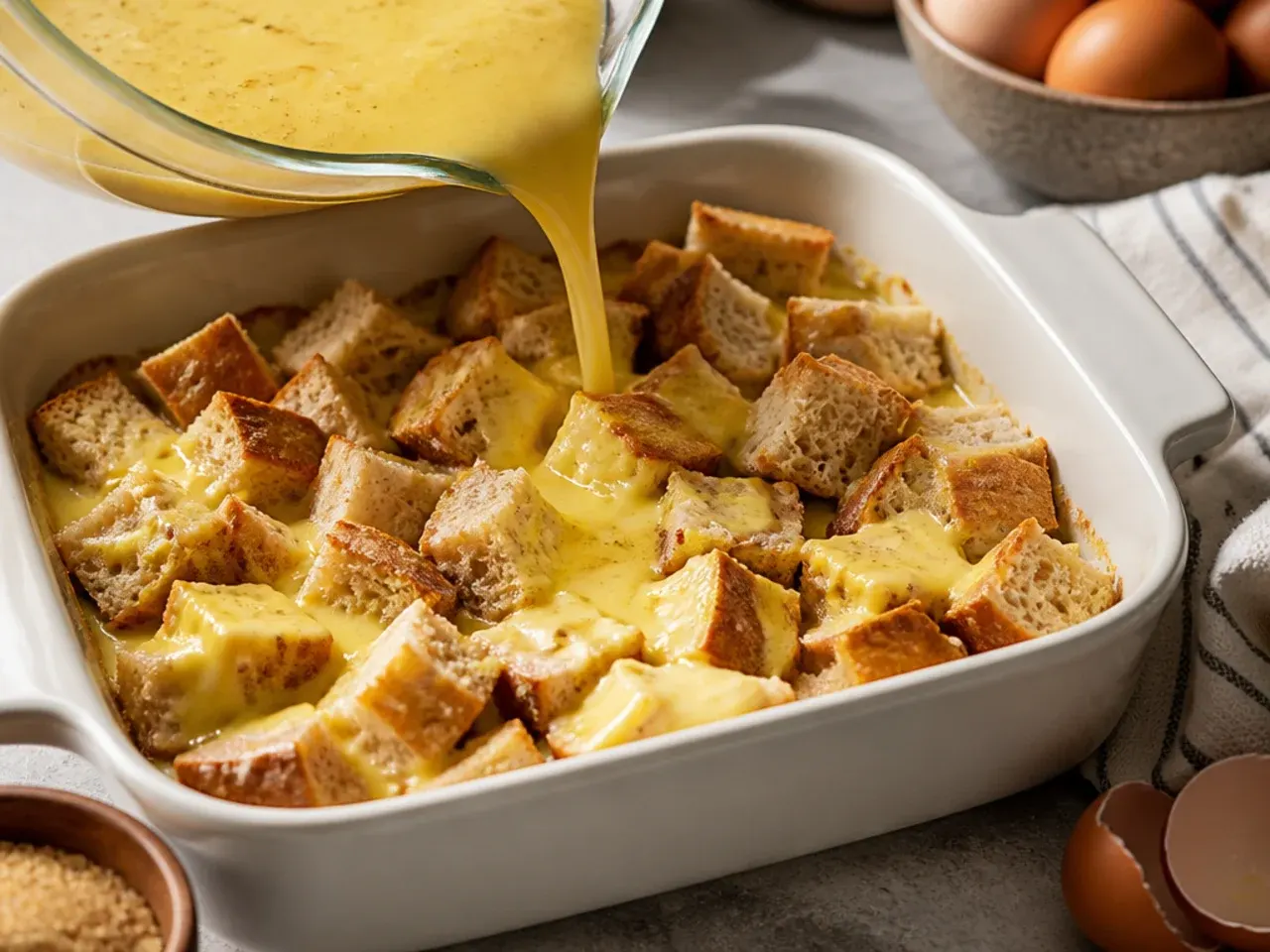 sourdough french toast casserole recipe step 5