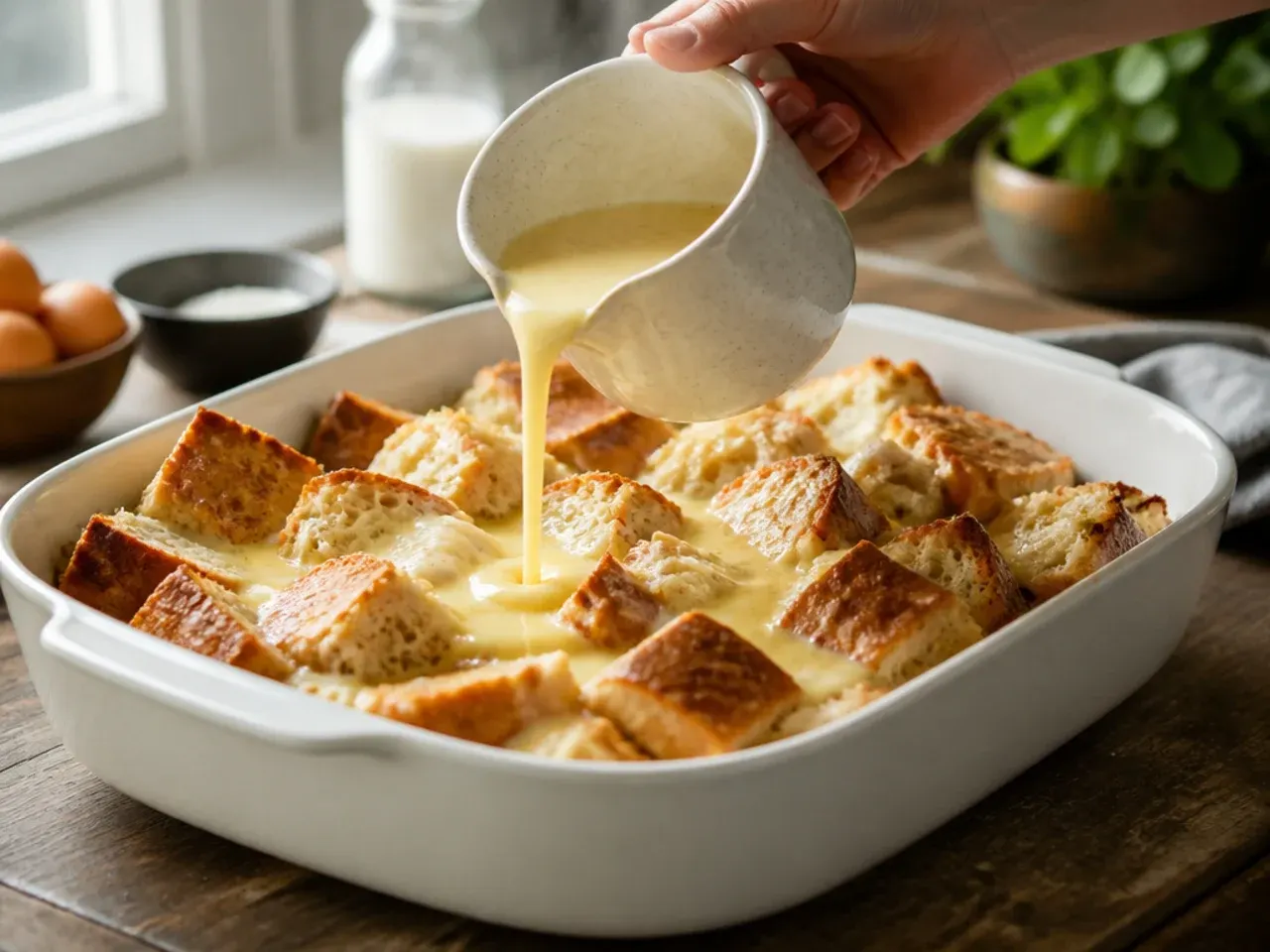 sourdough french toast casserole recipe step 6