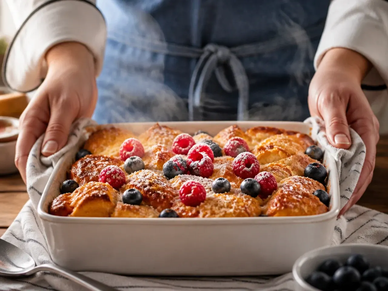 sourdough french toast casserole recipe step 7