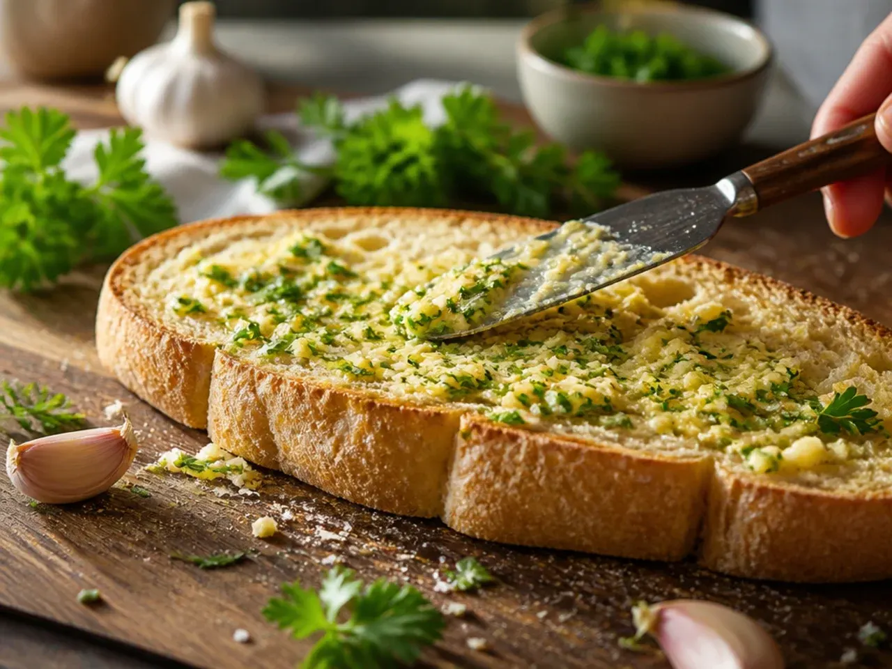 sourdough garlic bread recipe step 10