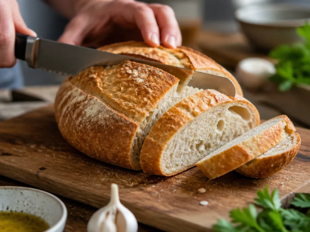 sourdough garlic bread recipe step 11