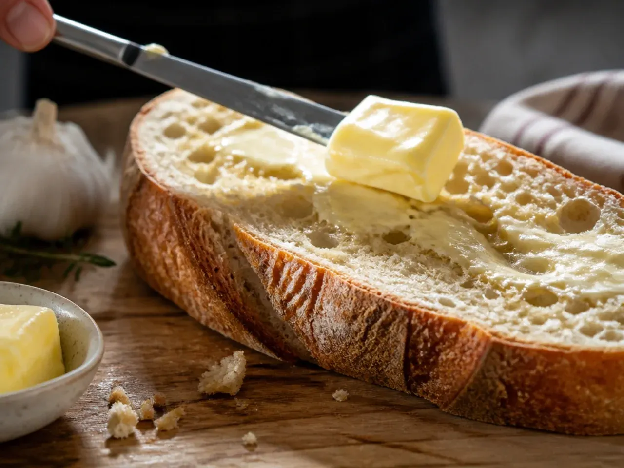 sourdough garlic bread recipe step 14