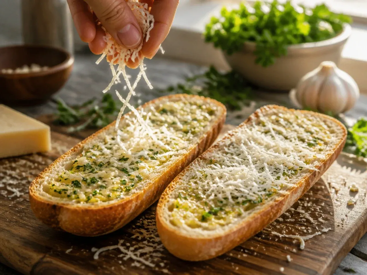 sourdough garlic bread recipe step 15