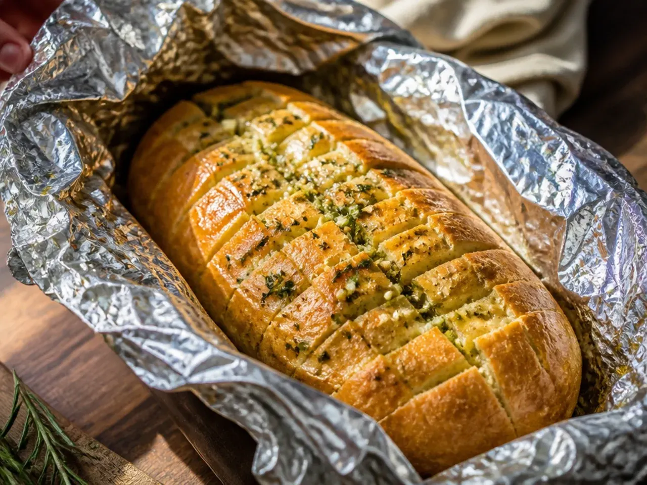 sourdough garlic bread recipe step 18
