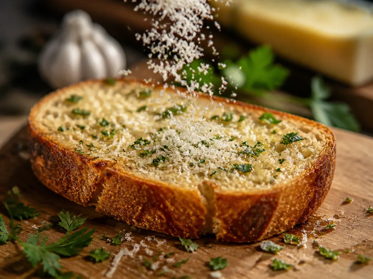 sourdough garlic bread recipe step 19