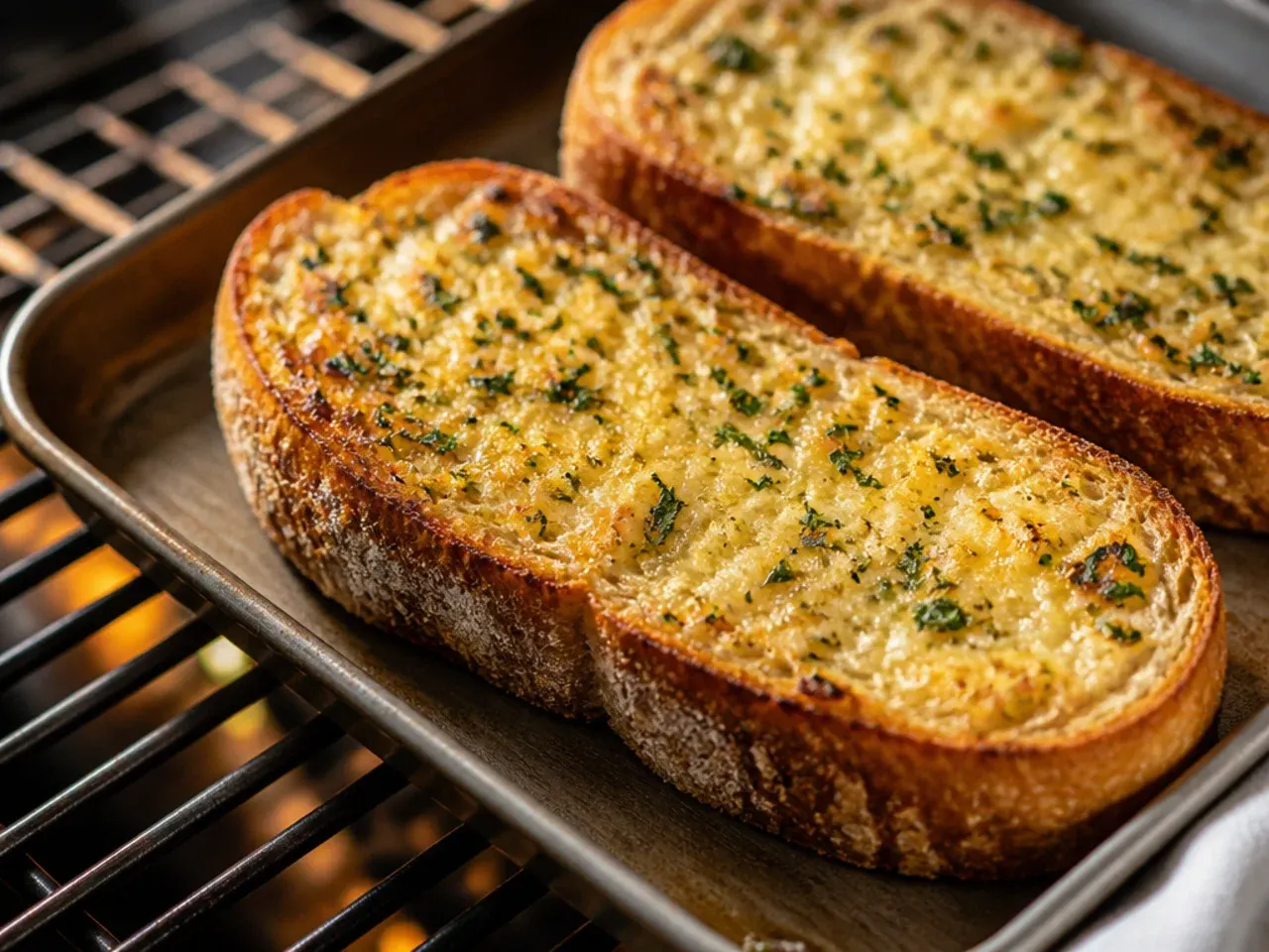 sourdough garlic bread recipe step 21