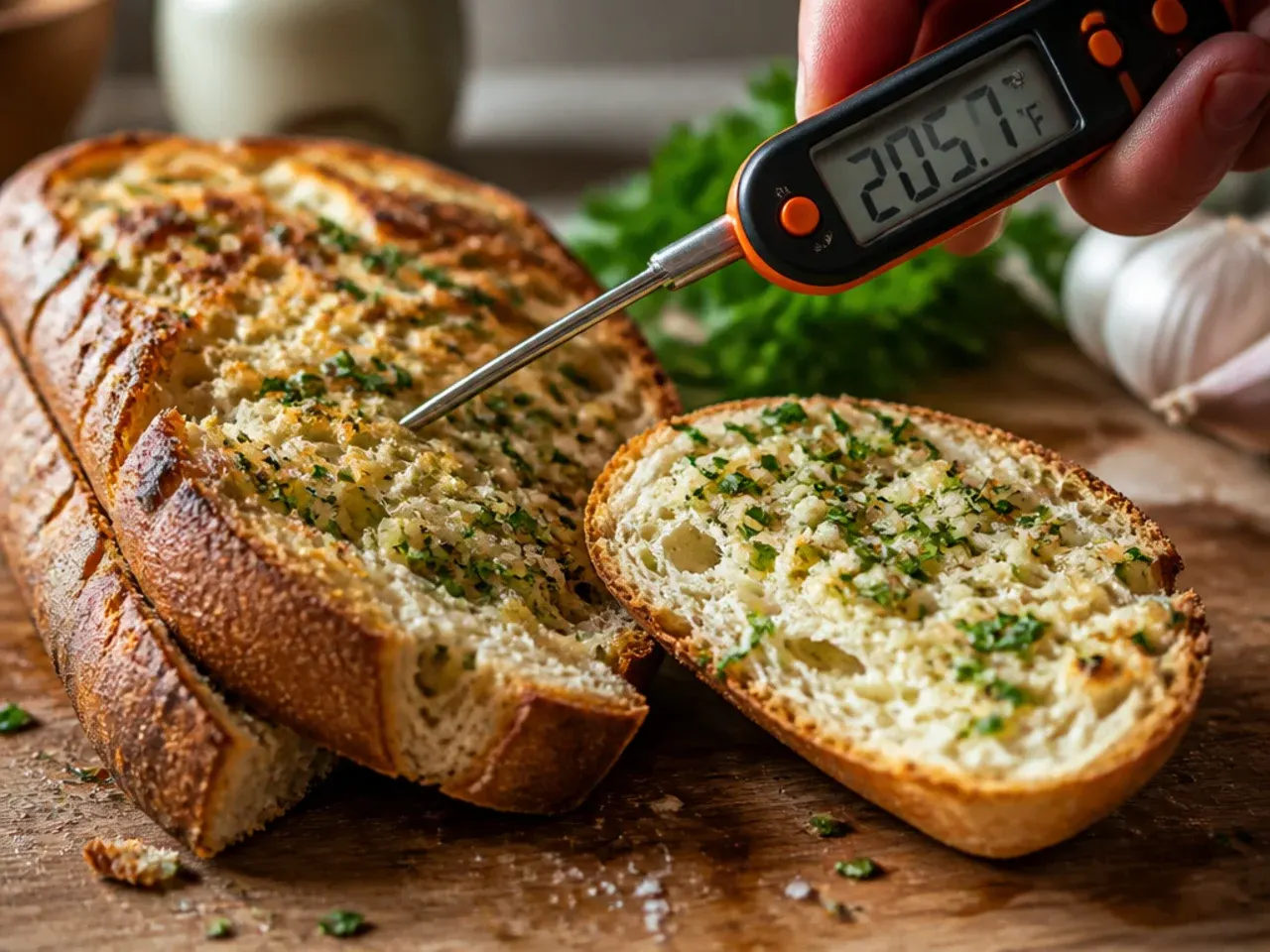 sourdough garlic bread recipe step 22