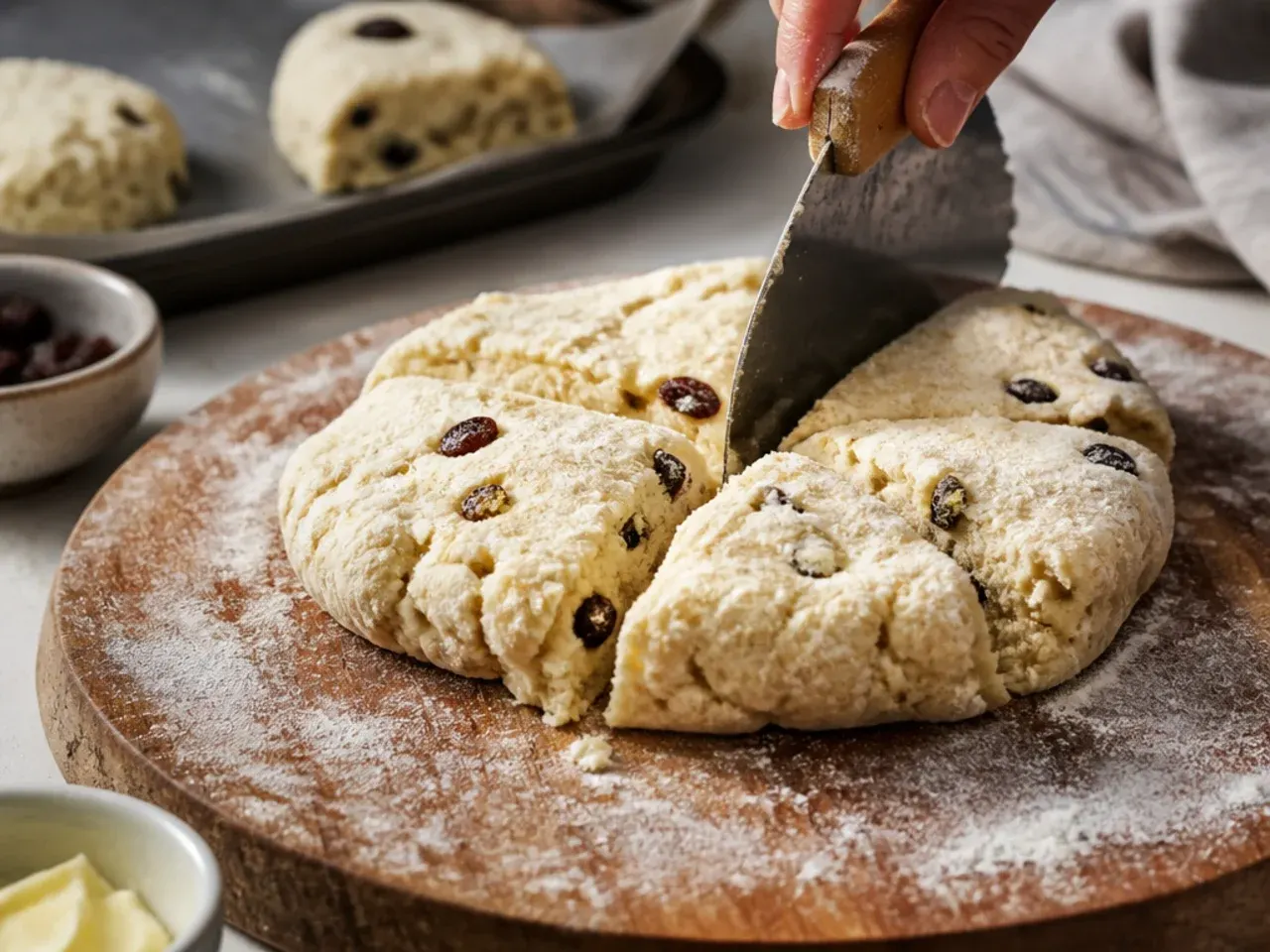 sourdough scones recipe step 1