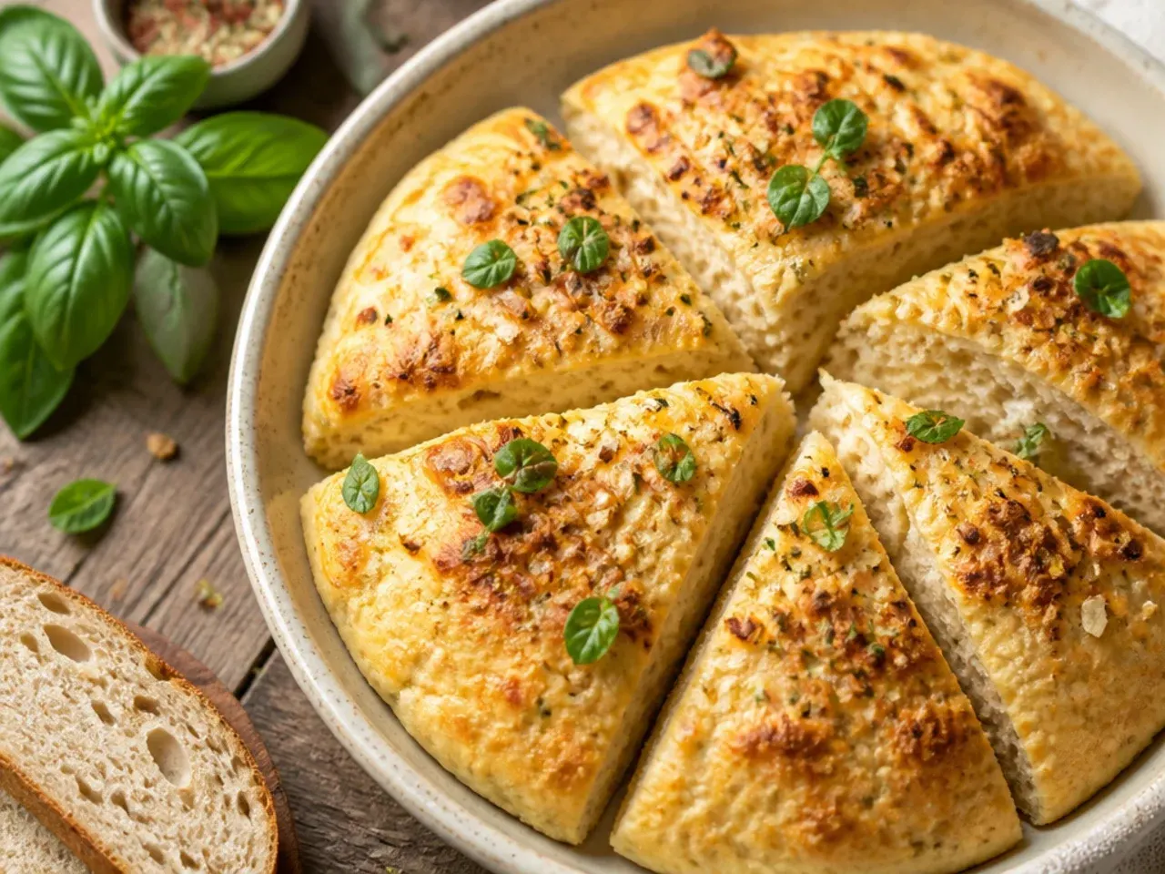 Plain simple sourdough scones split and spread with salted butter