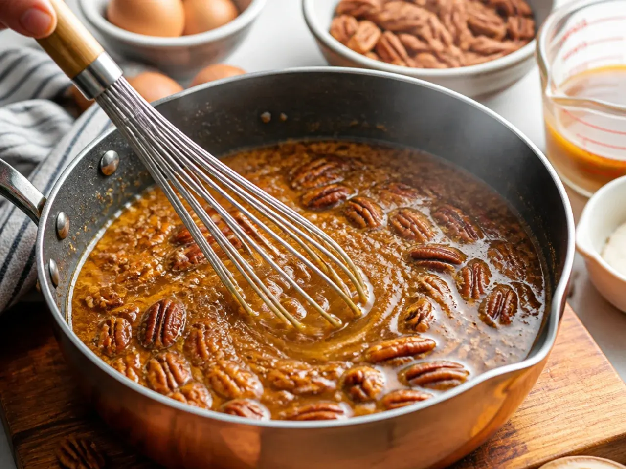 southern pecan pie recipe recipe step 3
