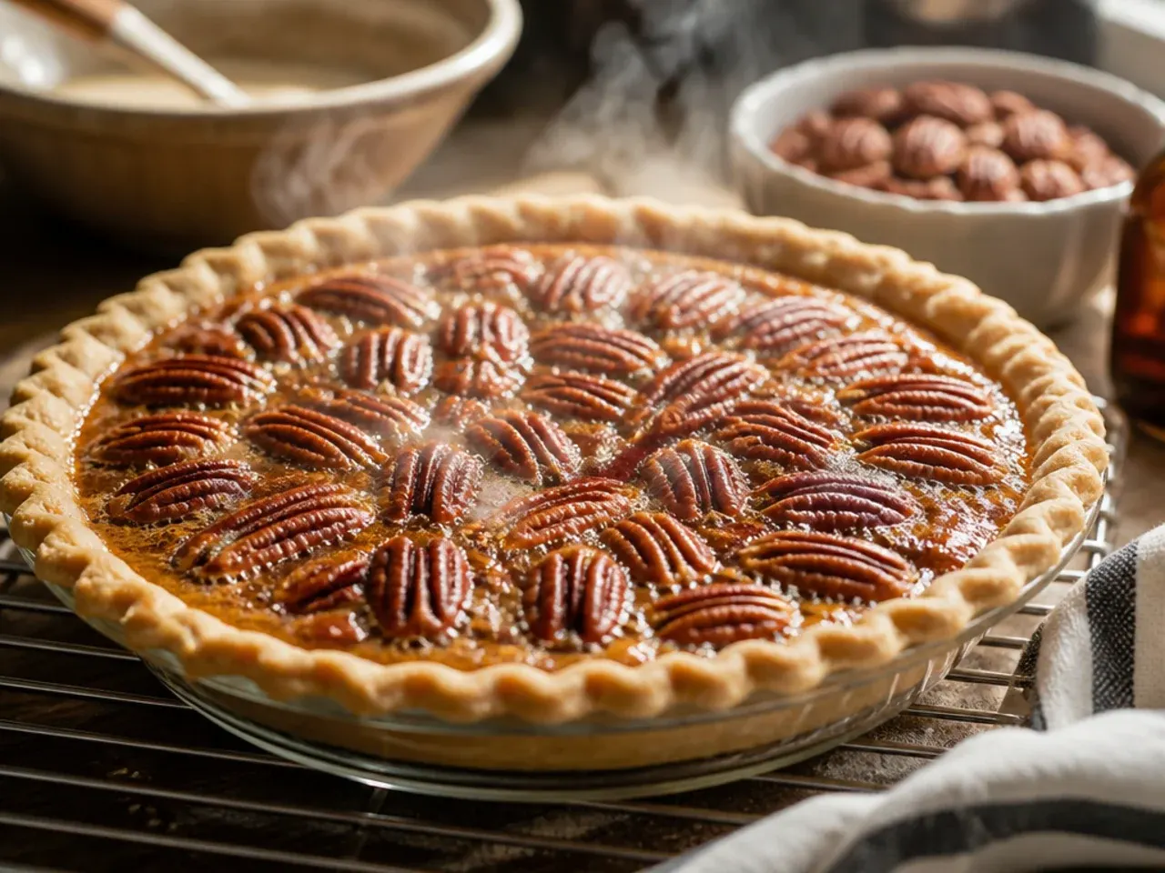 southern pecan pie recipe recipe step 5