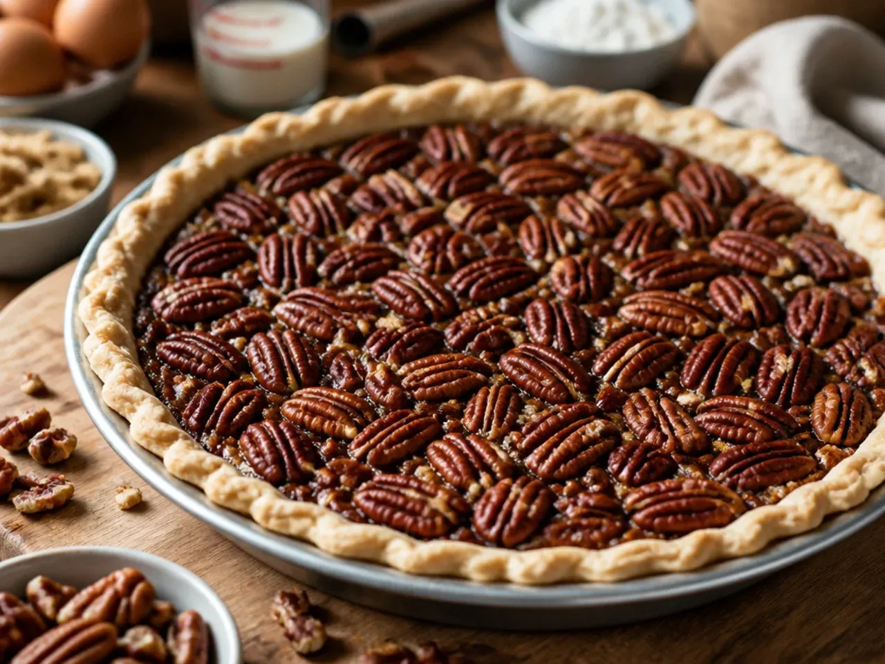 southern pecan pie recipe recipe step 6