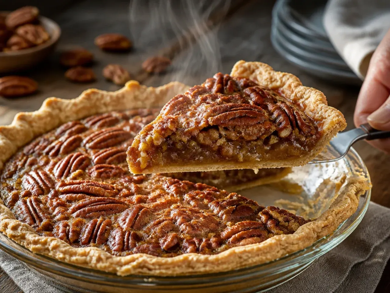 southern pecan pie recipe recipe step 7