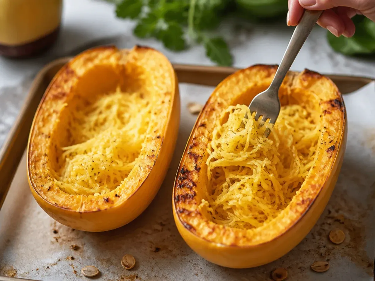spaghetti squash recipes chicken recipe step 1
